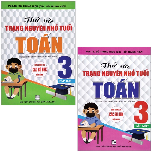 Sách - Combo Sách Thử Sức Trạng Nguyên Nhỏ Tuổi Toán 3 - Tập 1 + 2 (Bộ 2 Cuốn) (HA)