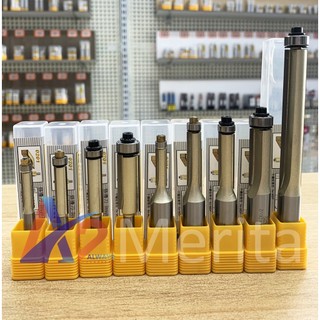 Mũi phay thẳng ổ bi cốt 1/4" và cốt 1/2" arden - made in taiwan - giá 1 mũi
