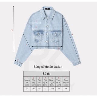Ao JACKET DENIM thời trang