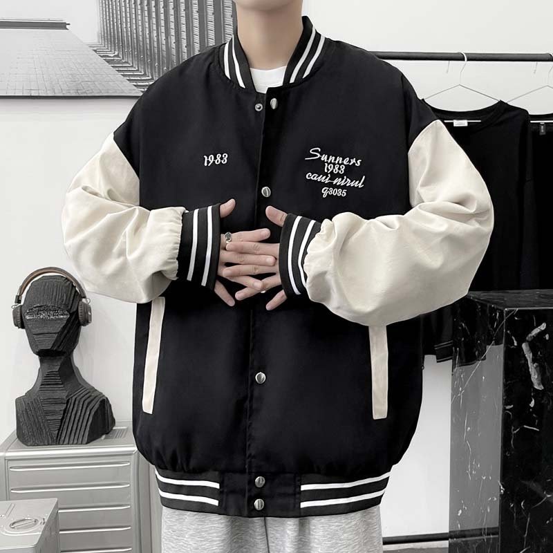 Áo Khoác Bomber unisex chất kaki 2 lớp SUNNERS 1983, nam nữ đều mặc được, phong cách ullzang, BB2