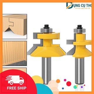 ✔️🛠 Bộ mũi phay gỗ ghép ván tường, ván sàn 15_30MM - Mủi lưỡi soi gỗ máy phay router cầm tay ✔️🛠
