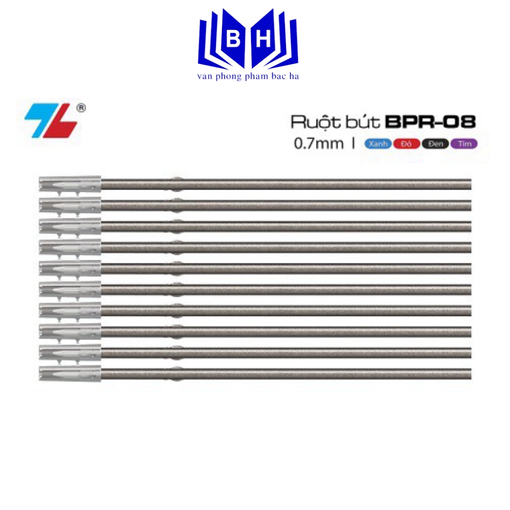 Ruột bút bi Thiên Long BPR-08 thay cho bút bi TL-036 ngòi 0.7mm