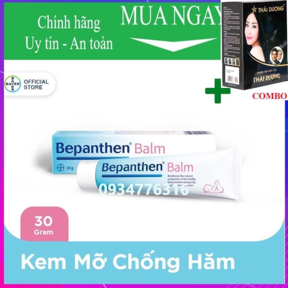 Combo Gội Là Đen Thái Dương+ ✅ Kem chống hăm Bepanthen Balm dạng kem mỡ - tuýp 30g