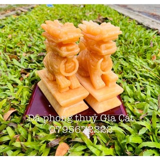 Kỳ lân đá ngọc hoàng long trưng bày [ hàng đẹp ]
