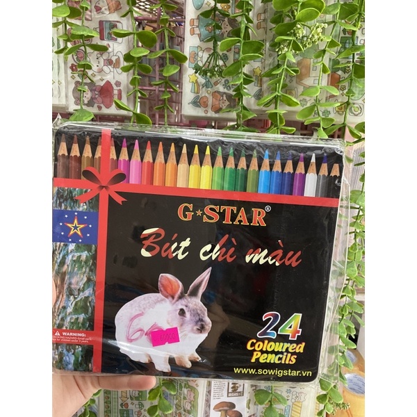 |RẺ NHẤT GIÁ SỈ| HỘP THIẾC 18/24 BÚT CHÌ MÀU CÂY MÀU GSTAR CHẤT LƯỢNG THÍCH HỢP CHO HỌC SINH GIÁ RẺ CÓ SẴN