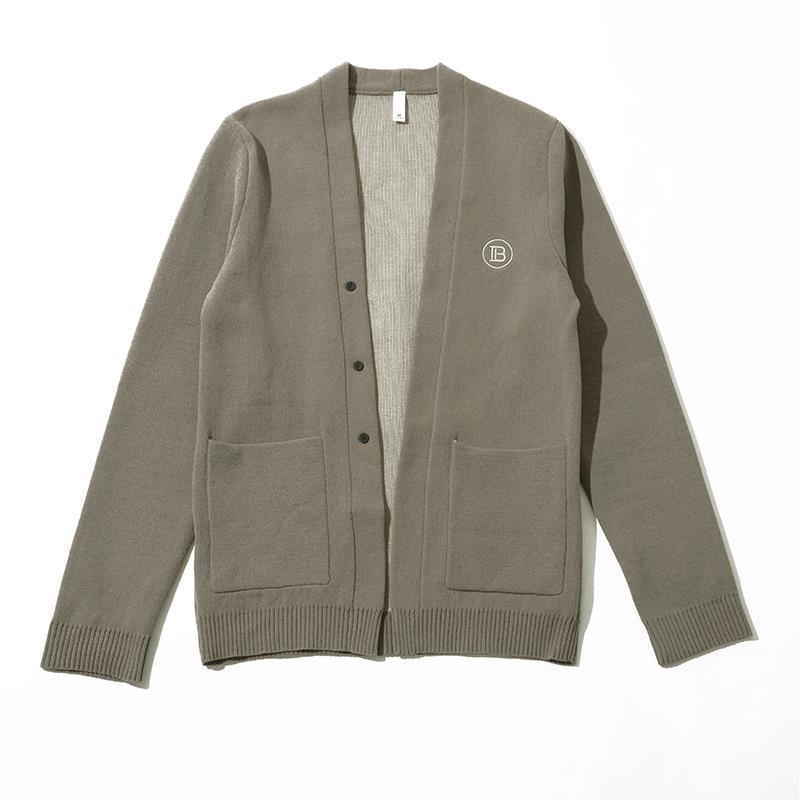 Áo Khoác cardigan Len Dệt Kim Mỏng Tay Dài Thêu Họa Tiết Đơn Giản Thời Trang Mùa Thu Hàn Quốc Cho Nam