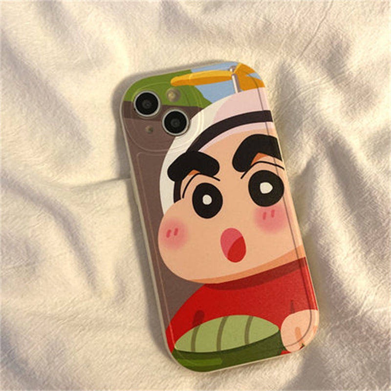 Ốp điện thoại dẻo hoạt hình siêu đáng yêu bảo vệ toàn diện thích hợp cho iPhone 14/13 Pro 12/ 11 XS/ Max 7/ 8 Plus OHWJ