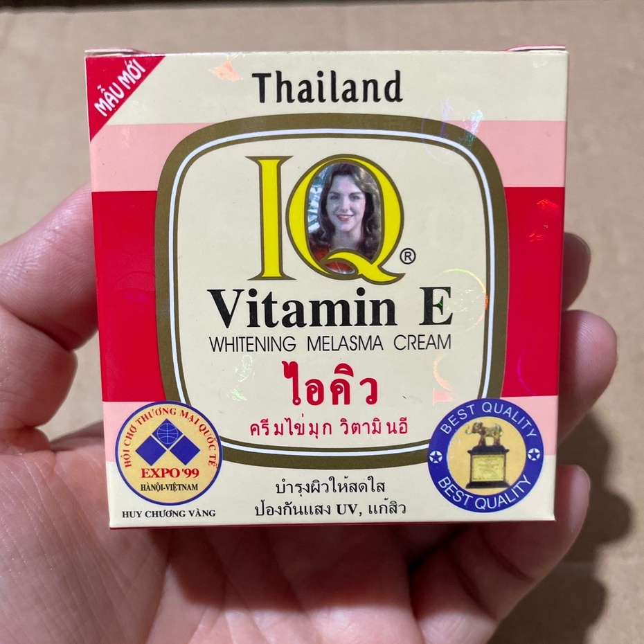 Kem dưỡng da trắng da IQ Vitamin E Thái Lan 8g