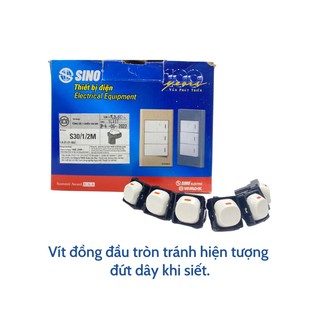 Công Tắc 1 Chiều Sino (S30/1/2M)