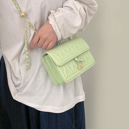 Túi Đeo Chéo Hình Vuông Cỡ Nhỏ Phong Cách Hàn Quốc Thời Trang Cho Nữ