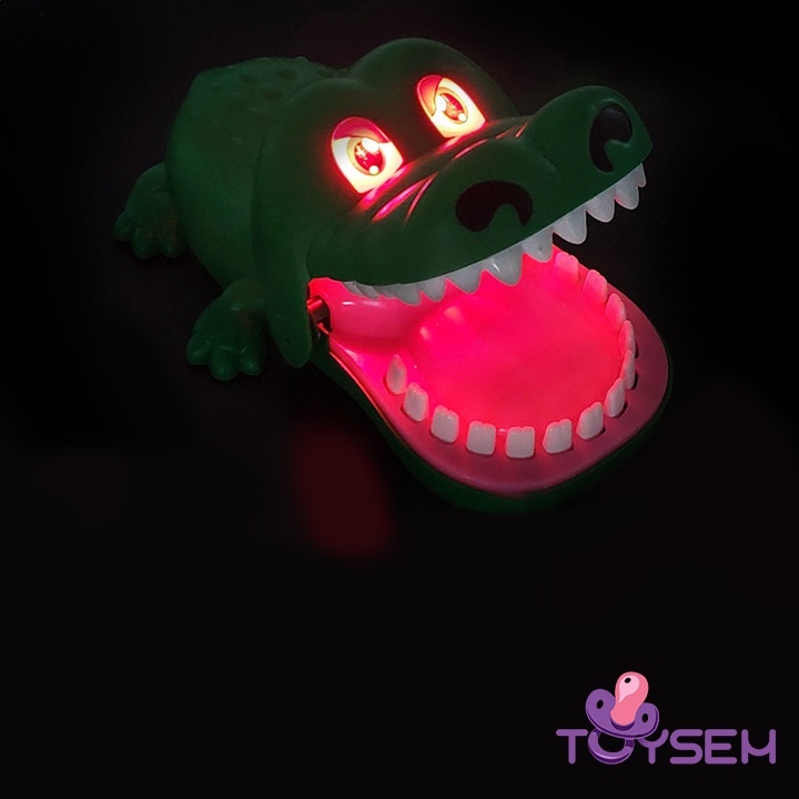 Đồ chơi cá sấu cắn tay Toysem cho trẻ em từ 3 tuổi trở lên rèn luyện tính nhanh nhẹn cho bé - Quà tặng sinh nhật cho bé