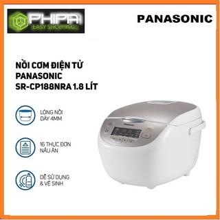 Nồi cơm điện tử panasonic sr-cp188nram 1.8 lít - hàng chính hãng