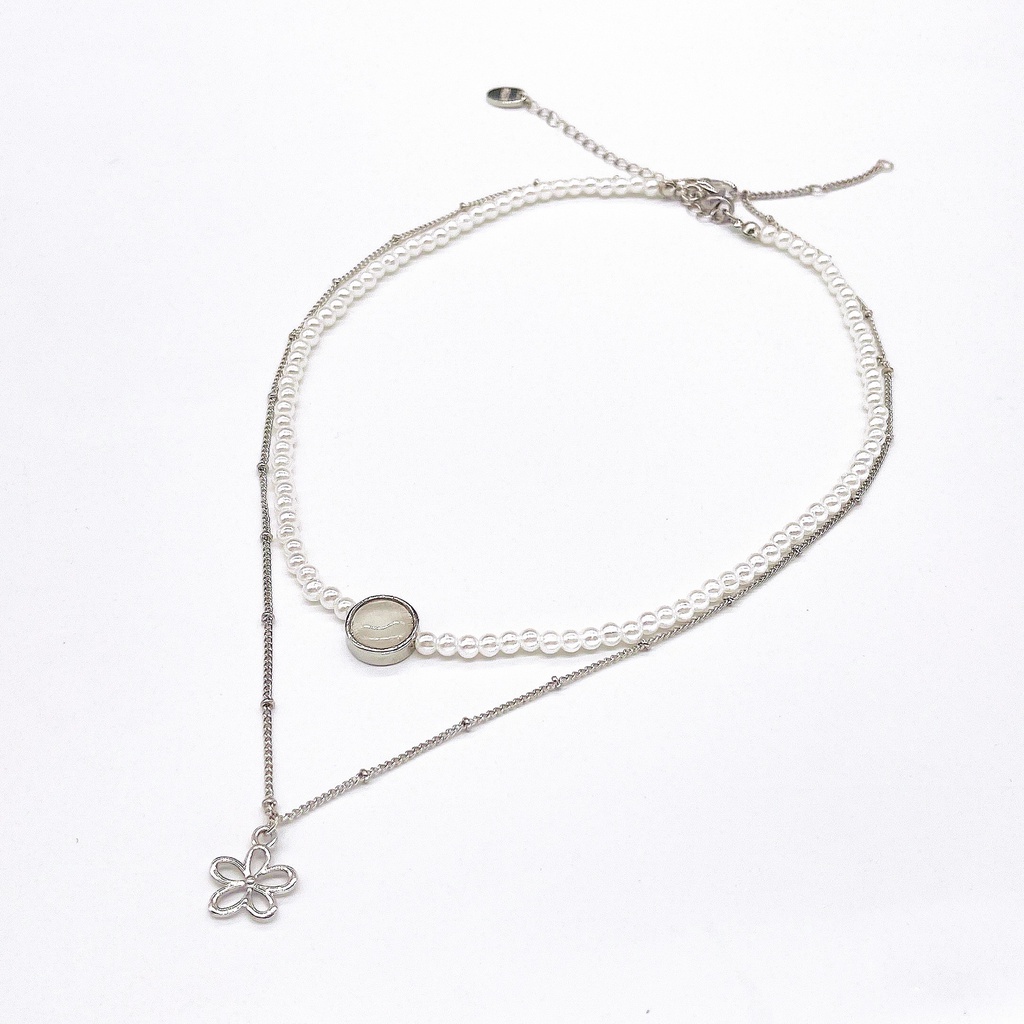 Vòng cổ Mặt Hoa Ngọc Trai Kpop BTS Bangtan Boys 2022