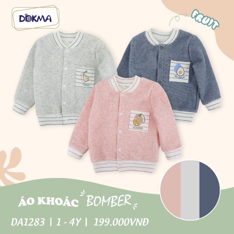 Áo khoác lót lông Dokma 1-4Y DA1283