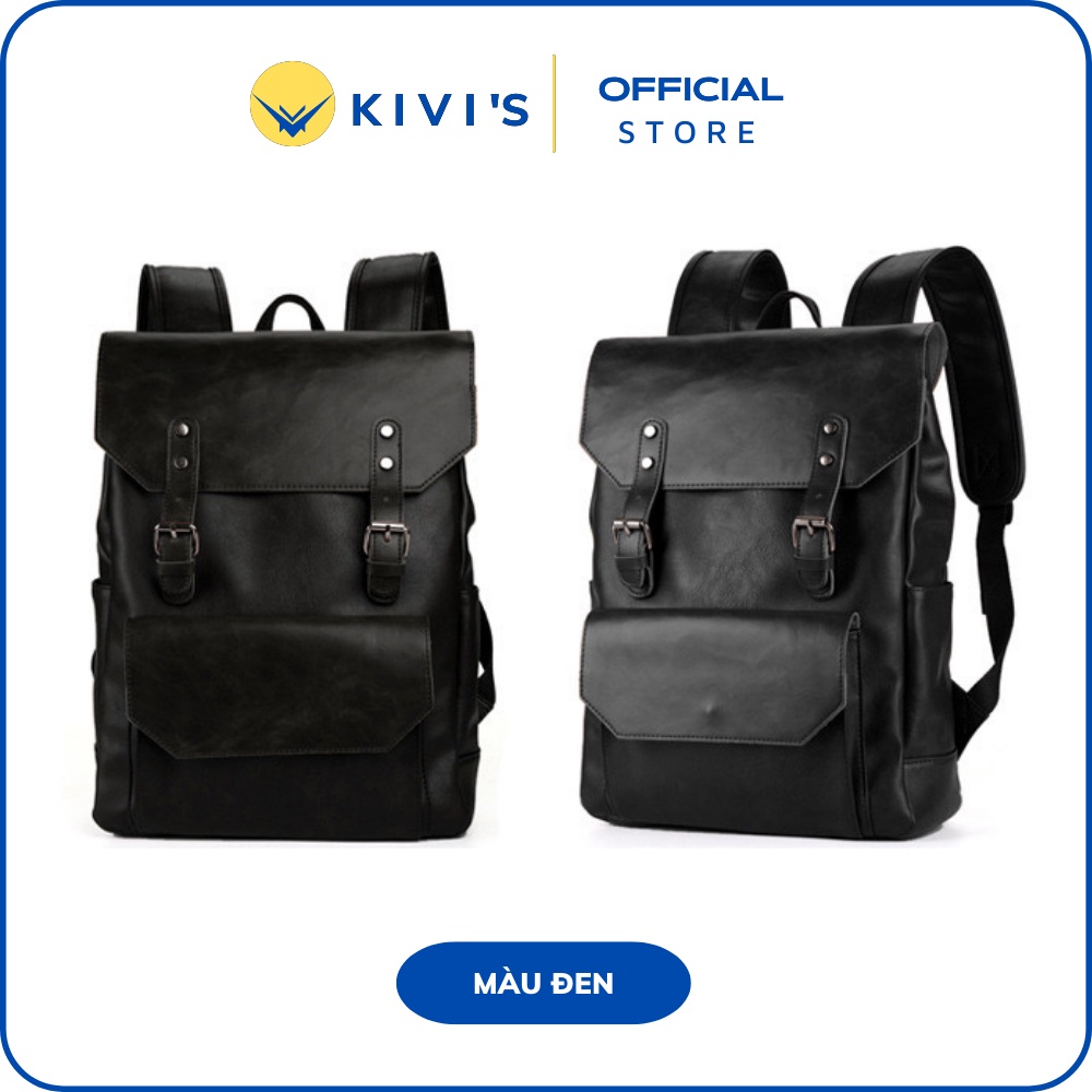 Balo Da Nam Thiết Kế Tinh Xảo Cao Cấp Siêu Lớn Phong Cách Sang Trọng Cỡ Đại KIVI'S
