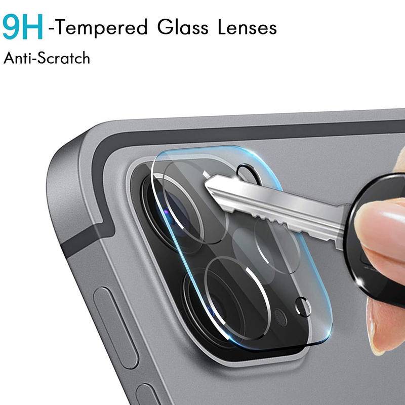 1-3 Kính Cường Lực Bảo Vệ Ống Kính Máy Ảnh Cho Apple iPad Pro 11 12.9 2018 2020 2021 2022 HD iPad 10 Air 4 5 10.9 2022 Mini6 8.3 Inch