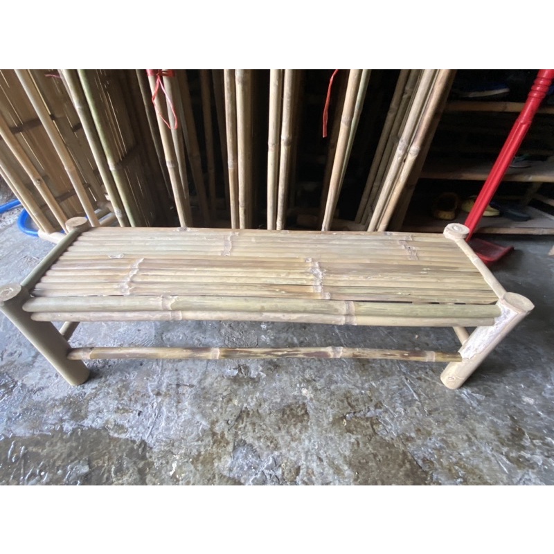 Ghế tre dài 1m ngang 30cm cao30cm(❌KHÔNG NẰM XÔNG HƠ THAN ĐƯỢC🆘)
