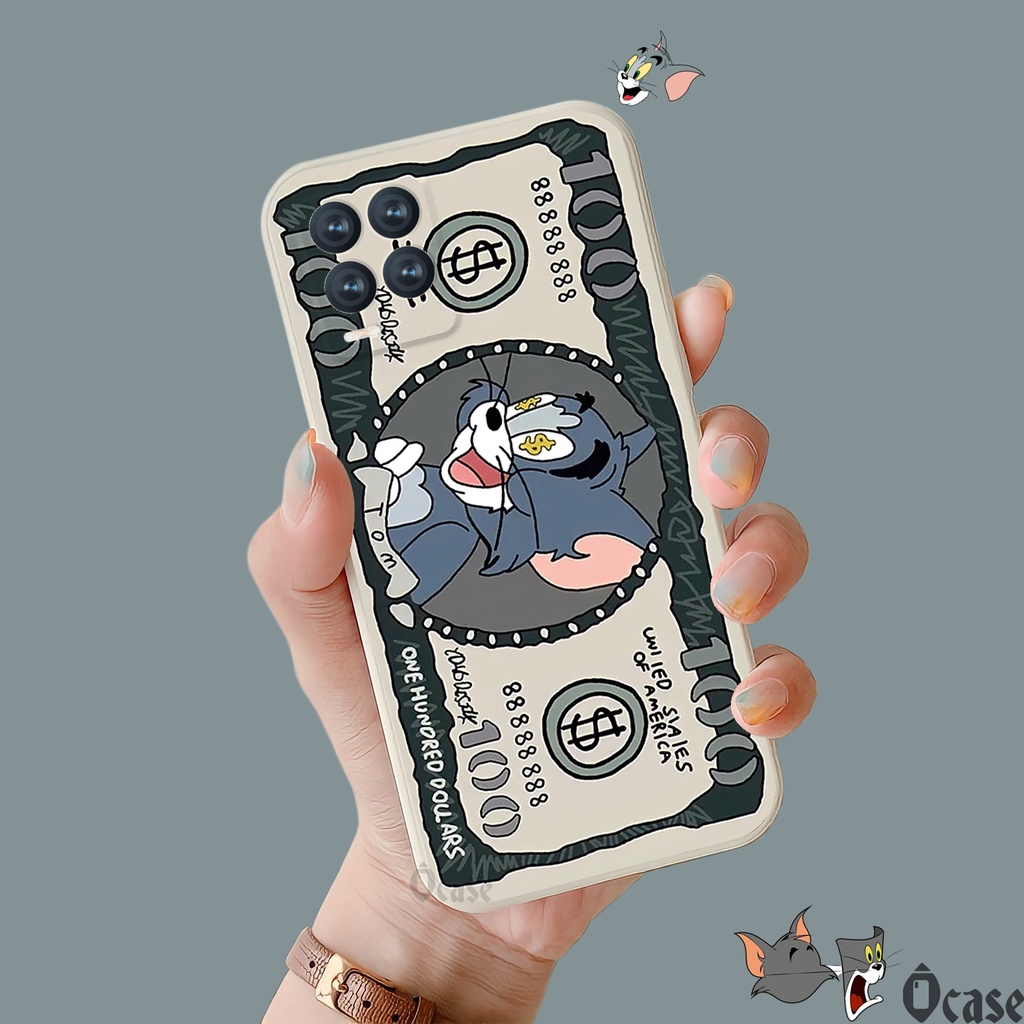 Ốp lưng Realme 8 / Realme 8 Pro in hình Mèo và Chuột cạnh viền vuông có bảo vệ camera