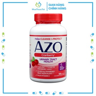 Azo cranberry 25000mg - viên uống hỗ trợ bàng quang và tiết niệu 100 viên