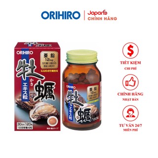Viên uống tinh chất hàu tươi tăng cường sinh lý Orihiro Nhật Bản 120 viên