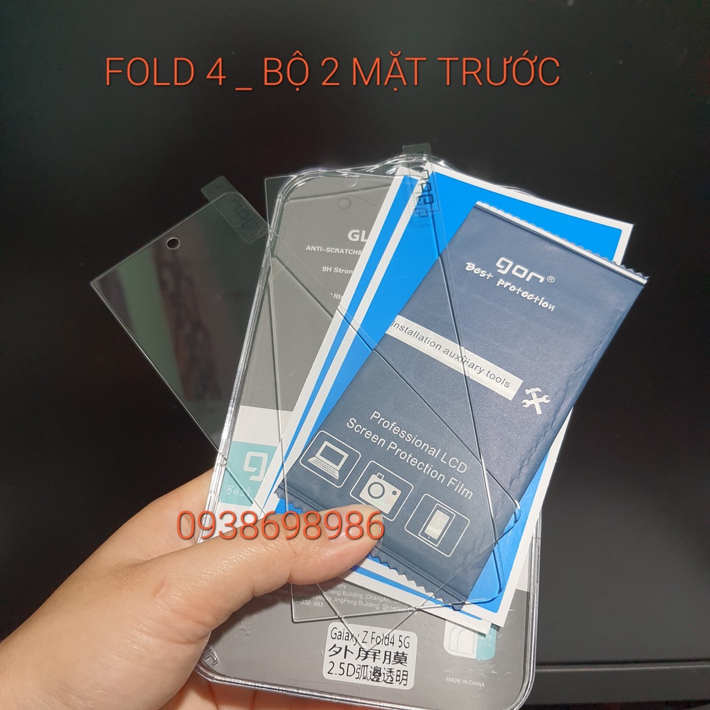 SAMSUNG Z FOLD 4 _bộ 2 kính cường lực mặt trước chính hãng GOR
