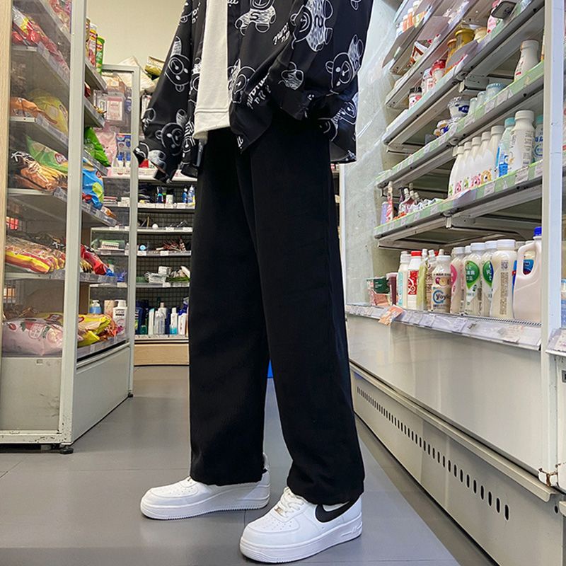 NRVP Quần Thể Thao Dài Dáng Rộng Phong Cách Thời Trang Hàn Quốc