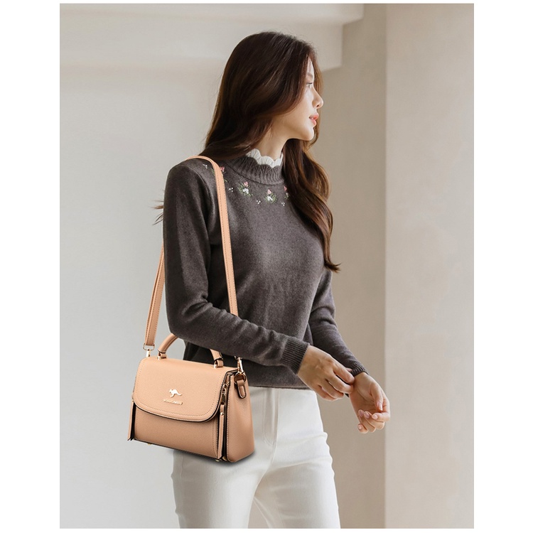 Túi xách đeo vai da bò cao cấp đơn giản thời trang