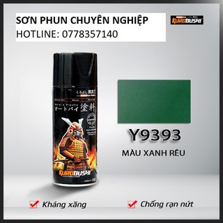 Y9393 sơn xịt samurai màu xanh rêu
