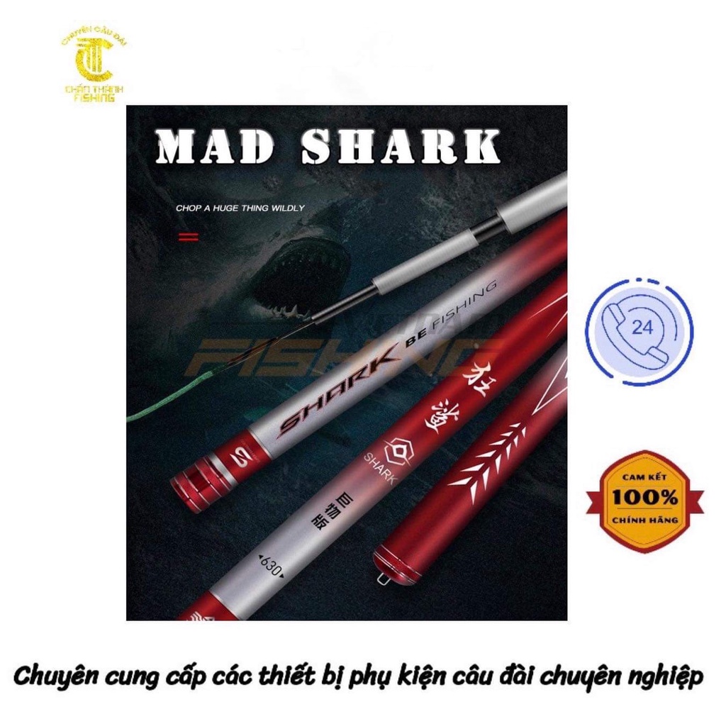 Handing Shark ( có lóng phụ, 6H ) - cần câu đài