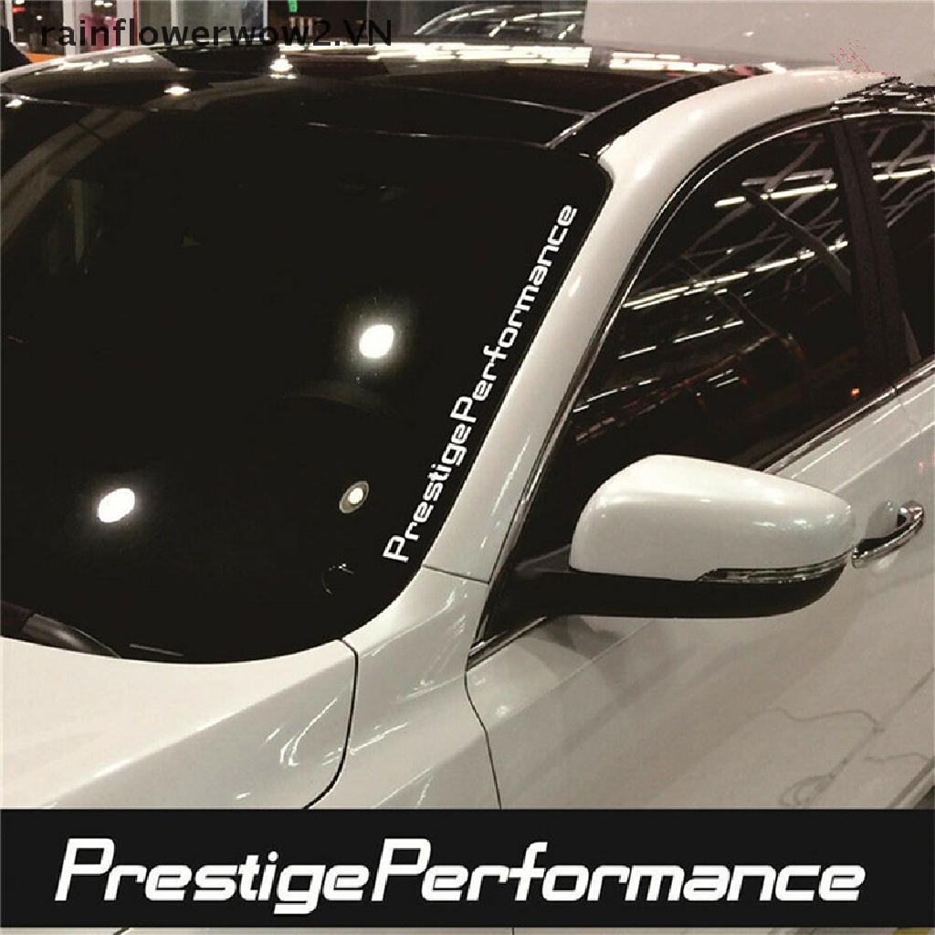 Miếng Dán Kính Chắn Gió Phía Trước Bằng Vinyl In Họa Tiết Prestige Performance Độc Đáo Trang Trí Xe Hơi
