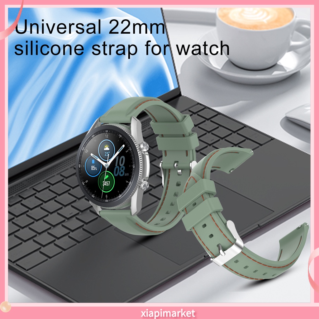 Dây Đeo Đồng Hồ Bằng Silicone Mềm 22mm Cho Samsung Galaxy Watch 3 / 45mm / 46mm / Gear S3