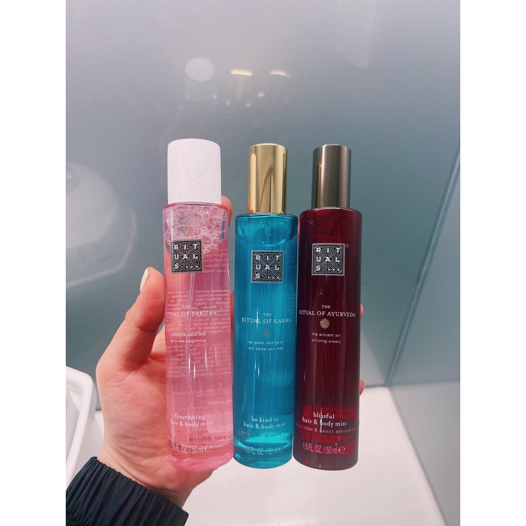 Xịt thơm tóc & cơ thể Rituals Hair & Body Mist 50ml