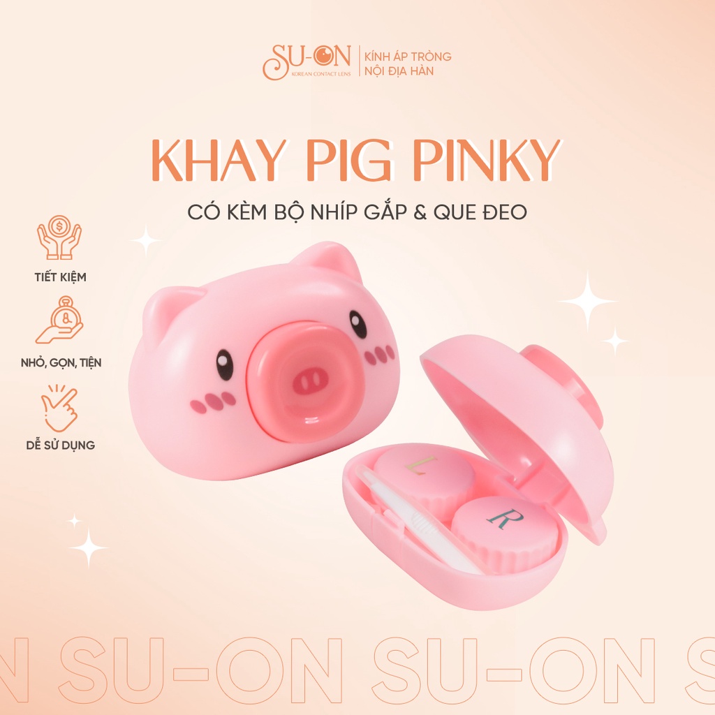 Bộ dụng cụ đeo lens PIG PINKY