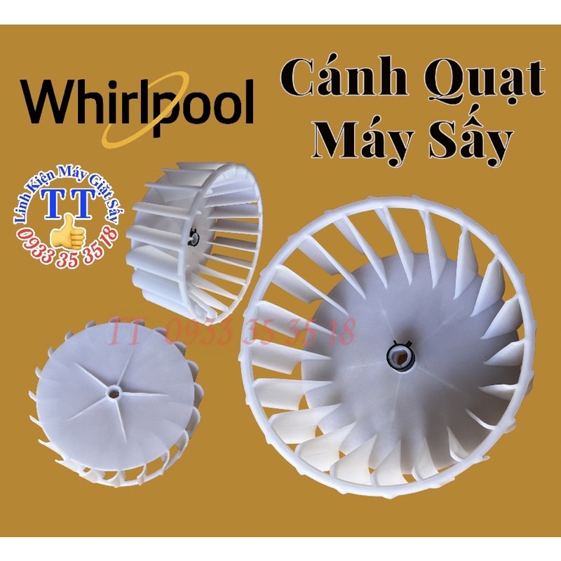 Whirlpool Cánh quạt motor máy sấy quần Áo