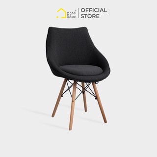 Ghế Làm Việc Ghế Bàn Ăn Chân Gỗ Mặt Nệm Make My Home DORA