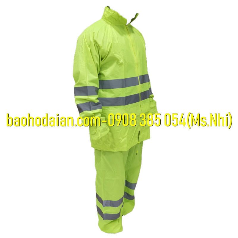 Áo mưa phản quang EN400LV chính hãng Deltaplus