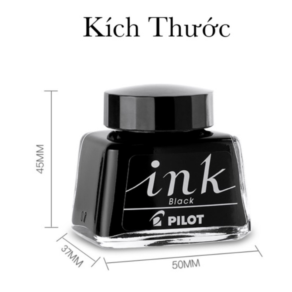 Mực Ink - Pilot 30ml, mực luyện chữ đẹp, Mực bút máy Preppy, Mực không phai, Mực không lắng cặn - Soleil Home