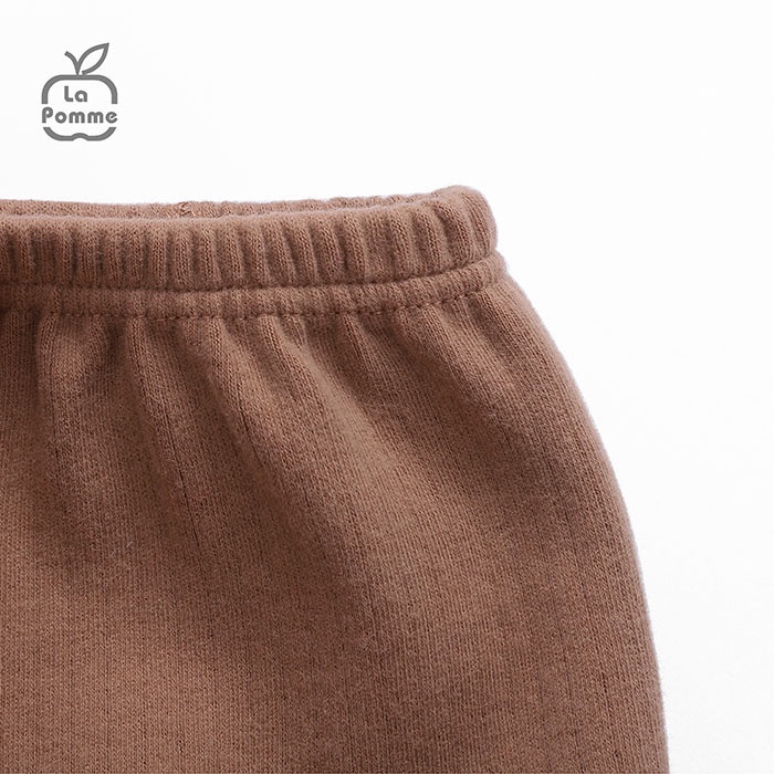 Bộ Dài Tay La Pomme Cúc lệch Fun Galaxy - Nâu