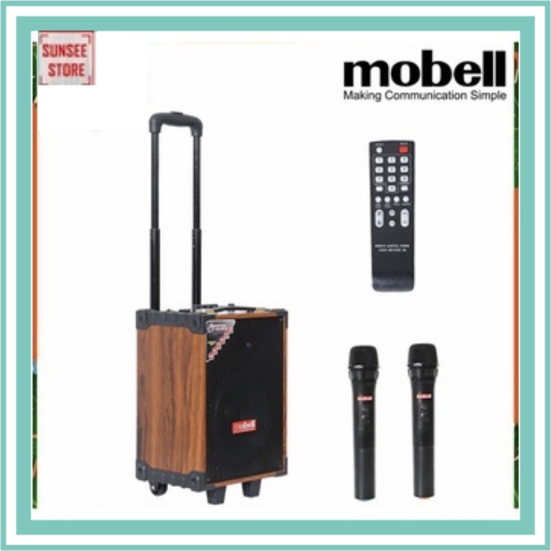 Loa vali kéo di động thùng gỗ Mobell MK-2120D 30W