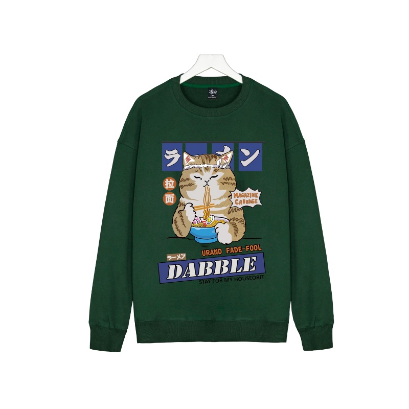 Áo Sweater Form Rộng Unisex Nam Nữ Mặc Được Chất Nỉ Bông Xuất Dày Đẹp KhôngPhai, Không Xù DABBLE , SoHa Clothing