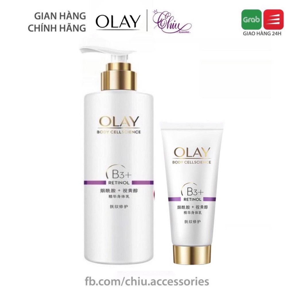 Sữa dưỡng thể Olay Bright Ultra Whitening Olay b3 retinol - Sữa dưỡng thể Olay Bright Ultra Whitening