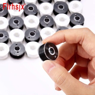 Set 20 Suốt Chỉ Màu Trắng Đen Cho Máy May