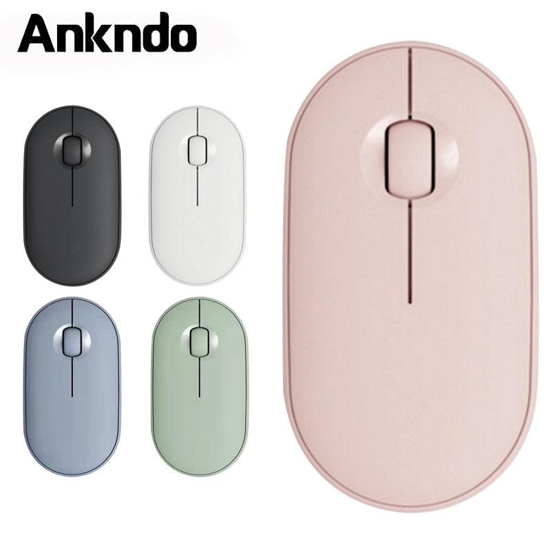 Chuột không dây ANKNDO Pebble bluetooth nhỏ gọn giảm ồn thích hợp cho MacOS/ PC
