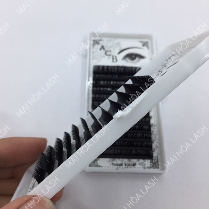 Mi khay độ cong CC chất mi silk Hàn  _Dụng cụ nối mi mai hòa