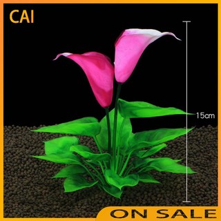 Hoa Sen Giả Trang Trí Bể Cá Cảnh Độc Đáo