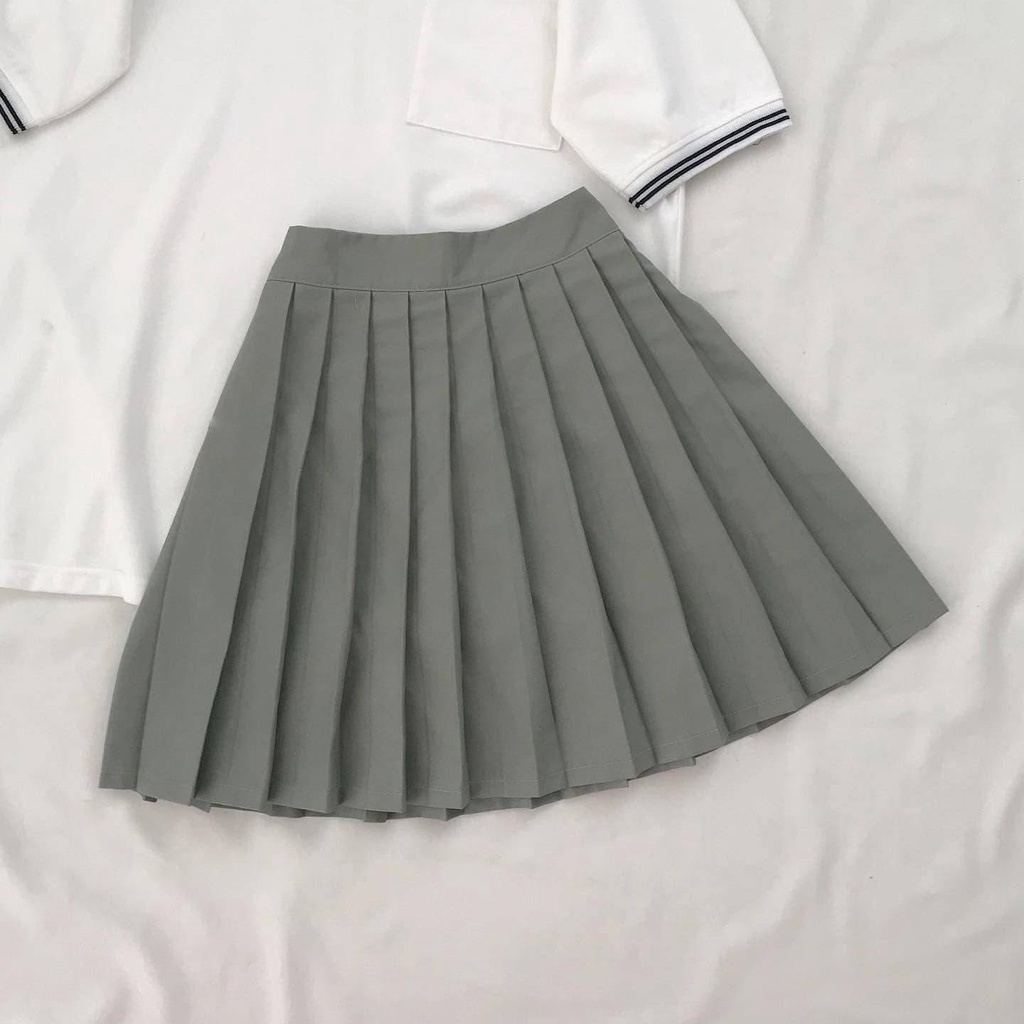 Chân Váy Xếp Ly JEM CLOSET Kiểu Dáng Cá Tính Năng Động Mặc Lên From Dáng Siêu Xinh Chân Váy Xếp Ly M