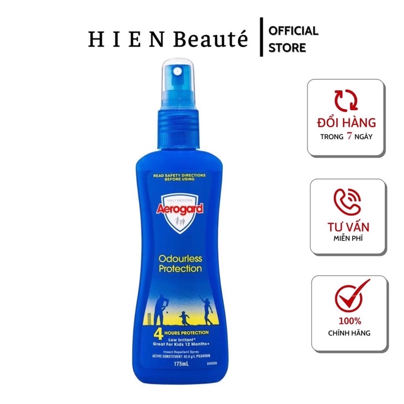 Chai Xịt Chống Muỗi Aerogard Odourless Protection