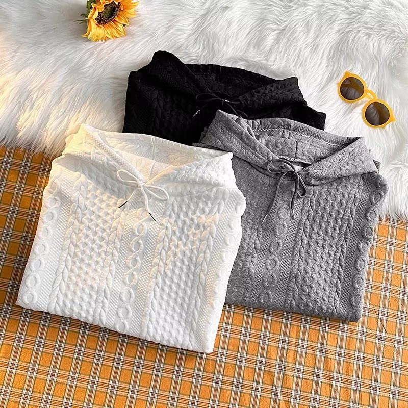 Áo hoodie Màu Trơn Tay Dài Dáng Rộng Thời Trang Xuân Thu 2022 Cho Nam