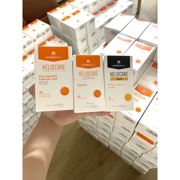 Mẫu mới - Viên chống nắng Helio Ultra D capsules 30v date 2025