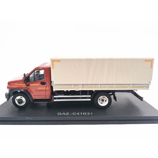Mô Hình Xe Tải Nga GAZ C41R31 Bằng Hợp Kim Tỉ Lệ 1 / 43
